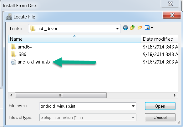 Install Android USB Driver